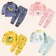 thumbnail image 5 of Children Sets Kids Clothes Boys Girls Suit Pajamas Children Clothinng Pants Cartoon Autumn Winter Sleepwear Outfits Cotton, 5 of 6