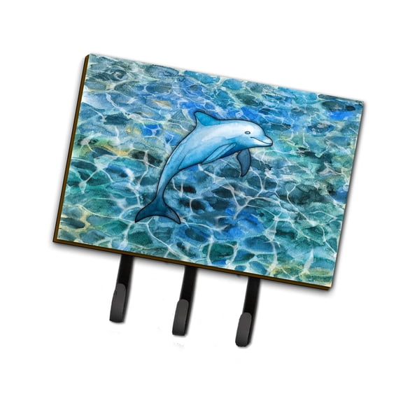 Carolines Treasures BB5356TH68 Dolphin Leash or Key Holder Triple Hook multicolor