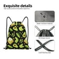thumbnail image 5 of Drawstring Backpack - Avocado Toast Splash Proof Small Drawstring Gym Bag for Women Men, Cinch Sports String Bag Backpack for Travel Swimming Beach, 5 of 8