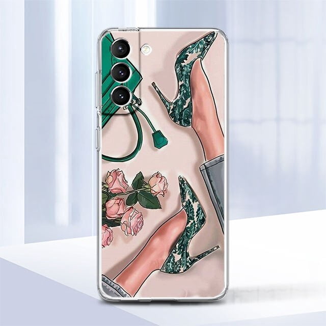 Funda de teléfono para mujer y niña, carcasa suave para Samsung Galaxy S10e, S10 Lite, S22 Ultra, 5G, S21 Plus, S9, S20 FE, S10 Plus qiuyongming unisex