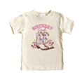 thumbnail image 4 of Birthday Girl Shirt for Toddlers & Kids Pink Western Cowgirl Floral Boots Party Tee Natural Shirt Youth Medium, 4 of 8