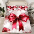 thumbnail image 2 of Homewish Teens Christmas Bowtie 4-Piece Full Size Sheets,Happy Xmas Bed Sheets,Kawaii Bow Lightweight Sheet Sets,Lightweight Room Decor, 2 of 7