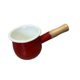 thumbnail image 3 of Mini cacerola de 17", cacerola pequeña para sopa, utensilios de cocina pequeños multiusos con mango de madera Rojo, 3 of 9