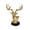 A003- Style C, variant on Deer Decor Vintage Head Resin Statue 14 X 12 X 8 Inch Rustic Farmhouse Decor for Living Room Home Bar Cabin Shelf Display Decor Housewarming Gift