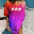 thumbnail image 2 of XMMSWDLA Chemises Imprimées Cœur d'Amour 3d pour Femmes Décontractées Manches Longues Col Rond Chandails en Molleton Blouse Rose Vif Manches Courtes Hauts pour Femmes, 2 of 9
