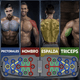 thumbnail image 3 of "Tabla Barras pata Lagartijas Crossfit Malubero, Negro colores ", 3 of 5