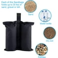 Canopy Weight Bags Set of 4, Heavy Duty, 600D Oxford, Easy Use for