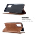 thumbnail image 4 of Allytech Wallet Case for Samsung Galaxy S20 Ultra 6.9" 2020 Released, PU Leather Full Protective Folio Flip Stand Cards Slots Cash Pocket Lightweight Support Wireless Charging,Brown, 4 of 6