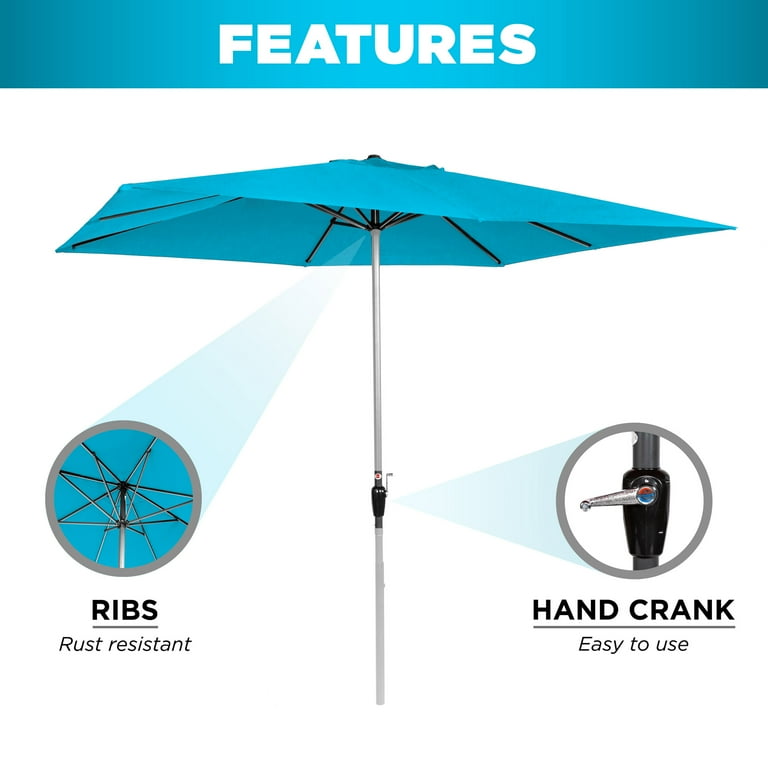 blissun 7.5 patio umbrella Amazon.com : Blissun 7.5 ft Patio Umbrella, Yard Umbrella, Outdoor Market  Umbrella with Push Button Tilt Crank, Dark Grey : Patio, Lawn & Garden