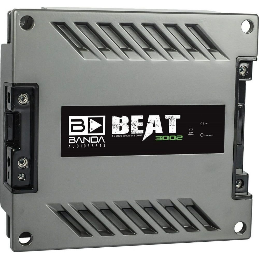 Banda BEAT3002 High Power Vehicle Audio Mono Bass Amplifier W/subsonic