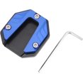 thumbnail image 2 of ZOUSSIQI Motorcycle Side Stand Plate Pad High Strength Kickstand Support Accessory (Blue)-Motorcycle Blue CA919-33519, 2 of 9