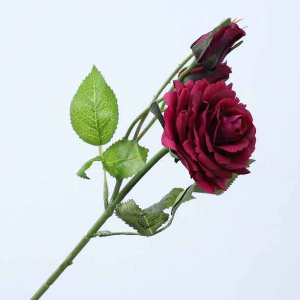 Brotes artificiales Rosas Flor para arreglos de centros de mesa de ramos de boda DIY UHUSE Flores artificiales
