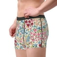 thumbnail image 4 of Kll Trendy Floral Design Men'S Cotton Boxer Briefs Underwear-X-Large, 4 of 9