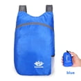 thumbnail image 4 of Mochila plegable impermeable Wdftyju para viajes al aire libre color azul 3 uds, 4 of 6