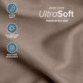 thumbnail image 3 of Bare Home 22" Extra Deep Pocket Sheet Set - Premium 1800 Collection - Ultra-Soft - Queen, Taupe, 3 of 8
