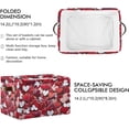 thumbnail image 2 of Love Heart Foldable Storage Basket for Shelves, Collapsible Sturdy Storage Bin with Handles, Canvas Storage Cube for Organizing Closet 2PC Home Decor, 2 of 7