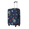 thumbnail image 2 of Easygdp Dinosaur Astronaut Space Surfing Double-Sided Printed Elastic Suitcase Protective Cover,Invisible Zipper, Business Trip Luggage Cases,Washable And Resistant To Falling -Small, 2 of 9