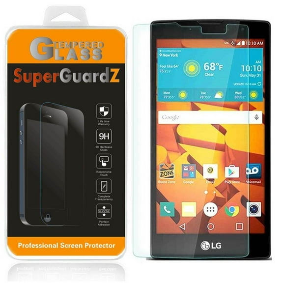 For LG Volt 2 - SuperGuardZ Tempered Glass Screen Protector, 9H, Anti-Scratch, Anti-Bubble, Anti-Fingerprint