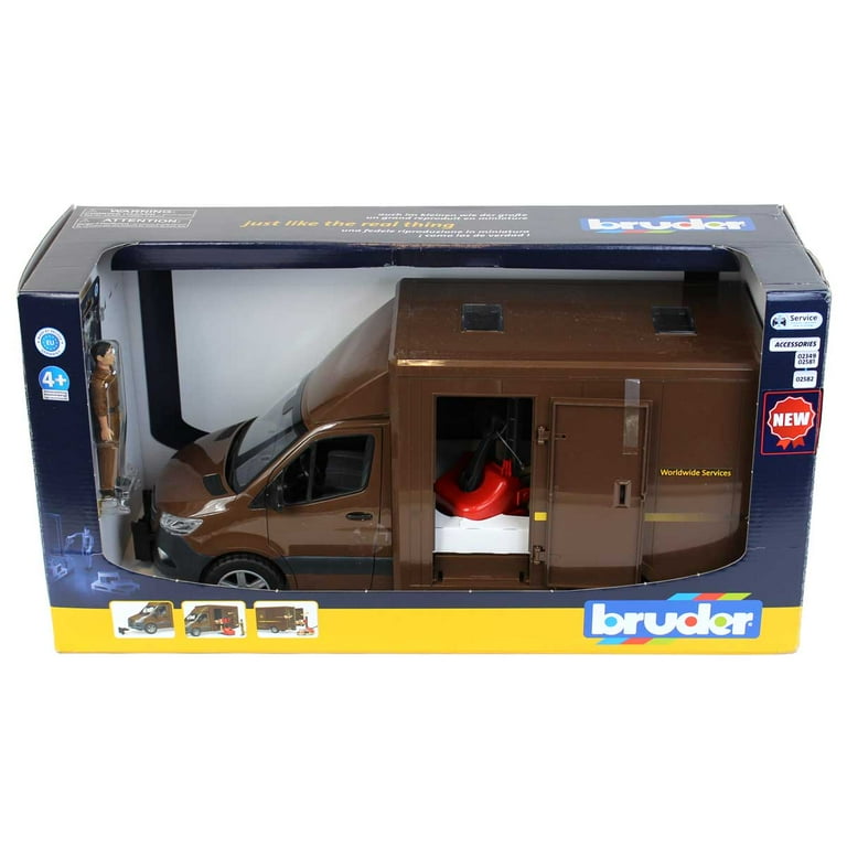 Free Shipping! 1/16 Mercedes-Benz Sprinter UPS Truck with