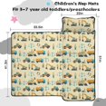 thumbnail image 5 of Excavator and Construction Worker Teens Toddler Nap Mat with Pillow, Sleeping Mat Bag for Preschool Daycare 51"x22", 5 of 6