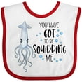 thumbnail image 3 of Inktastic You Have Got to Be Squidding Me Funny Squid Boys or Girls Baby Bib, 3 of 4