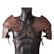 thumbnail image 1 of Armadura de hombro medieval Pauldron Body Chest Arnés para disfraz Juego de rol Disfraces , marrón BLESIY Hombro, 1 of 8