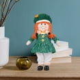 thumbnail image 6 of BOBOMOTI St Patricks Day Gnomes Decorations Handmade Green Irish Gnome Scandinavian Tomte Leprechaun Saint Patrick's Day Irish Decorations Table Ornament, 6 of 6