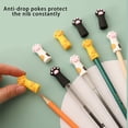 thumbnail image 2 of 6Pieces Cartoon Cats Claw Pen Caps, Silicone Pencil Protectors for Students and Professional, 2 of 9