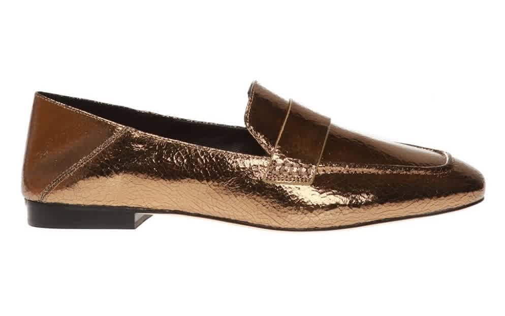 Michael Kors Ladies Emory Leather Flats 