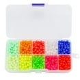 thumbnail image 4 of Fishing Beads Assorted Set 1000pcs 5mm Round Float Glow Fishing Rig Beads Fishing Tackle, 4 of 4