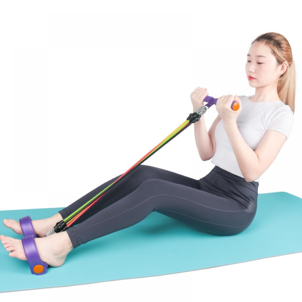 Latex Elastic Resistance Band Pilates Tube Pull Rope Gym Yoga Fitness Equipment 
