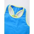 thumbnail image 4 of YONGHS Ensemble de Robe de Tennis Sans Manches pour Filles avec Shorts 2 Pcs Jupe-Culotte Bleu 10, 4 of 6