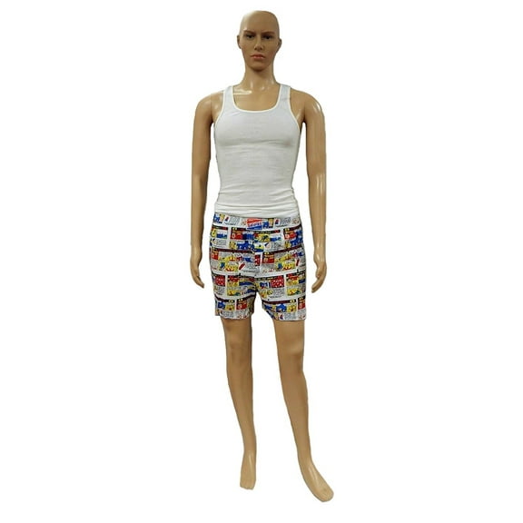 Bazooka Joe Gum Adult Men Boxer Shorts Fun Surprise Inside or Comic Book Fun (Size Small, Multi Comic Book )