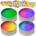 thumbnail image 1 of Cossy Decoloration Slime Supplies 4 Pack Fluffy Floam Slime Scented Stress Relief Toy para niños y adultos, no pegajoso sin bórax, sensibles al calor, 4 colores cossy 650226579707, 1 of 1