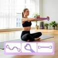 thumbnail image 4 of Resistance Bands Figure 8 Exercise Bands for Women, 2026 Elastic Bands for Working Out Arm Back Shoulder Training Elastic Ropes,Exercise Equipment for Yoga Pilates,1PCS, 4 of 7
