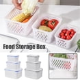 4 In 1 Food Storage Container, Fruit Saver Storage Containers for ...