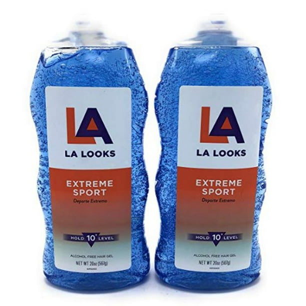 La Looks Gel 10 Extreme Sport TriActive Hold 20 Oz. (Pack Of 2