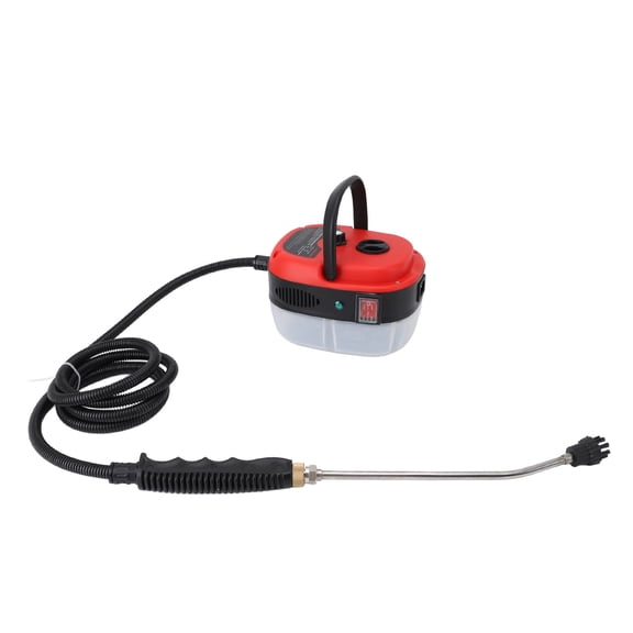 M Buder Limpiador de Vapor Portátil 1500W, Alta Presión 105°C, Rojo, Enchufe Europeo 220V
