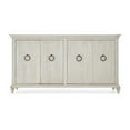 thumbnail image 2 of Cip 74 Inch 4 Door Console Table with Fixed Shelf - Distressed Ivory Pine, 2 of 4