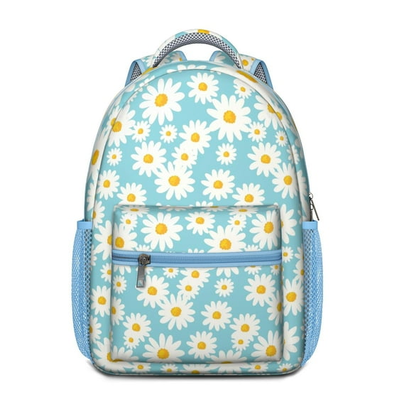 Sunflower Backpack for School,Cute School Bag,Schoolbag with Adjustable Shoulder Straps & Padded Back,15.3"x11"x6.7"