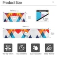 thumbnail image 3 of Yayeee Faucet Mat for Kitchen Sink 14.7" Diatomite Long Splash Guard Pad, Colorful Triangles, 3 of 7