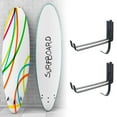 thumbnail image 3 of lixuesong 2Pcs Wall Mounted Surfboard Rack Snowboard Rack Hanger Surfboard Wall Rack Display Stand Storage Rack, 3 of 3
