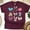 Maroon, variant on Jesus and Flowers Faith T-Shirt – USA Religious Graphic Tee, Navy, Size M