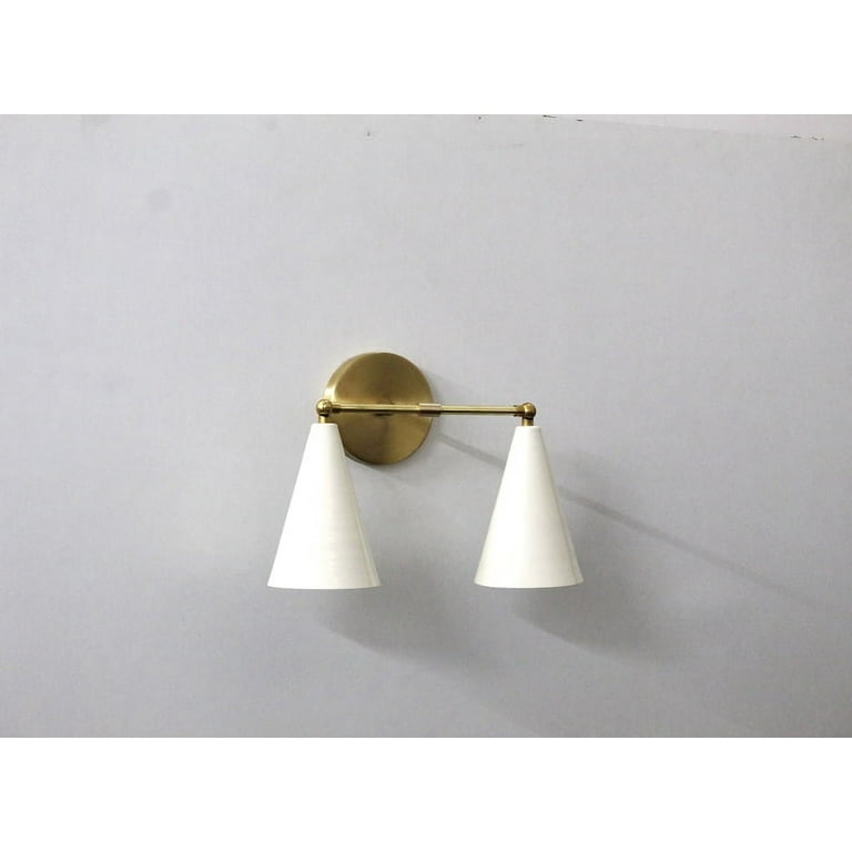 Handcrafted Mid Century Modern Brass Wall Lamps Inspired Designs