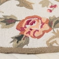 thumbnail image 4 of Safavieh Chelsea Georgiana Bordered Wool Area Rug, Ivory, 8' x 8' Round, 4 of 12