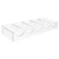thumbnail image 1 of MIANGASTORE Transparent Poker Chip Holder Compartment Poker Chip Tray Large Capacity Poker Chip Box, 1 of 8