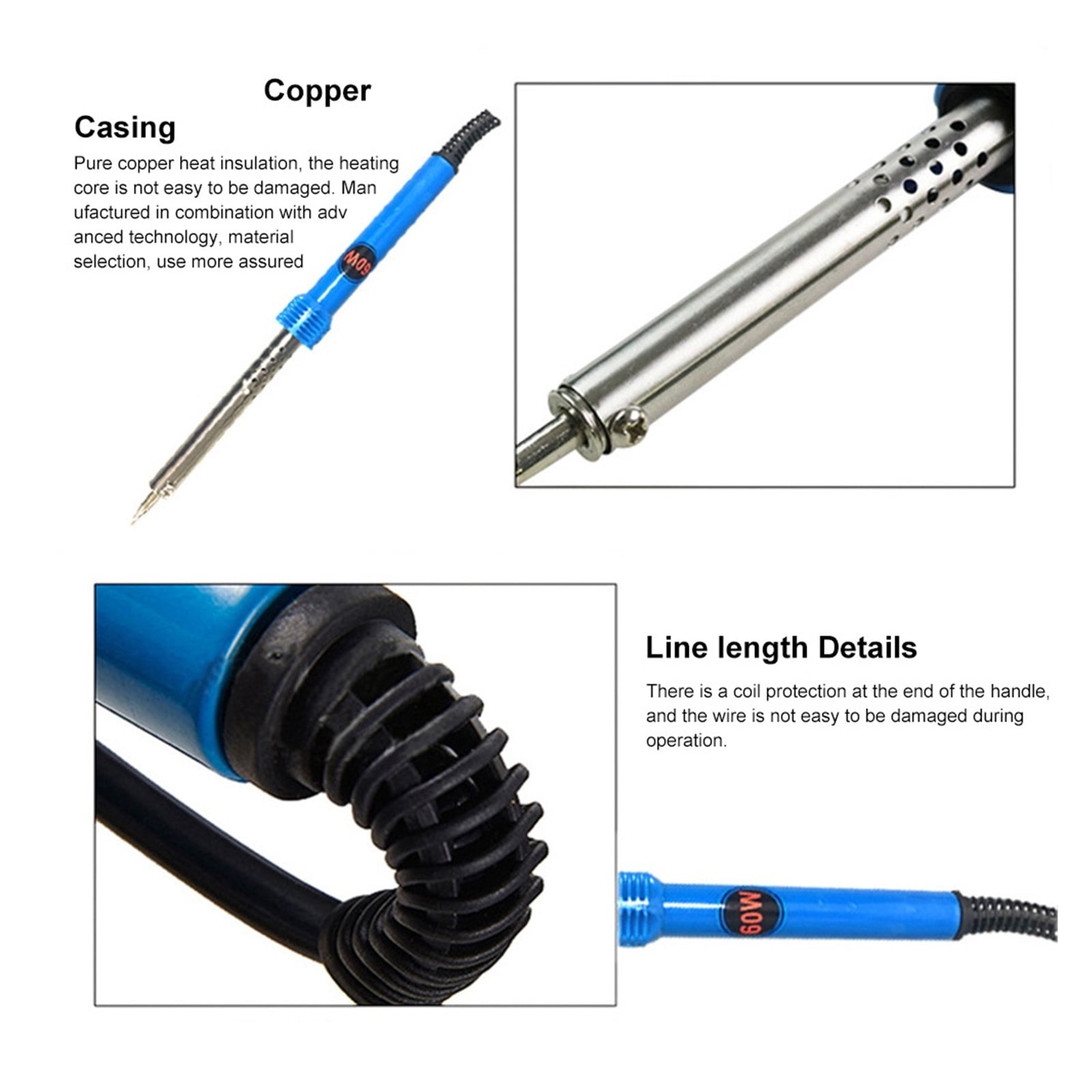 60W Soldering Iron,Adjustable Temperature Electric Solder Iron Rework Station Heat Pencil Welding Equipment Repair Hand Tool,welding Tools