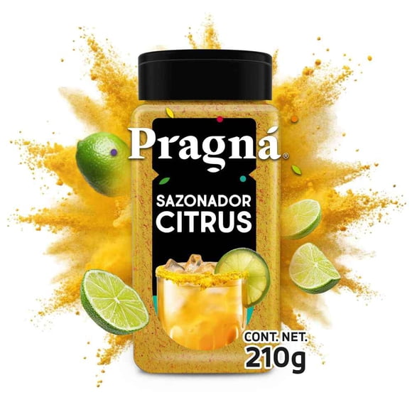 Sazonador Pragná citrus para botanas 210 g