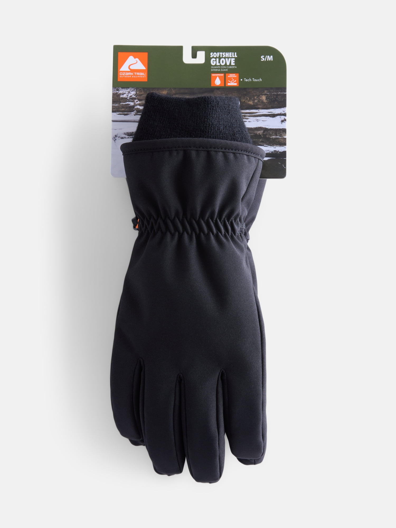 Ozark Trail Men's Softshell Gloves, Sizes S/M-L/XL