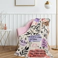 thumbnail image 2 of Christian Gifts for Women Throw Blankets 60"x50" I Am a Child of God Blanket Baptism Gifts Inspirational Religious Faith Bible Verse Gift, 2 of 6